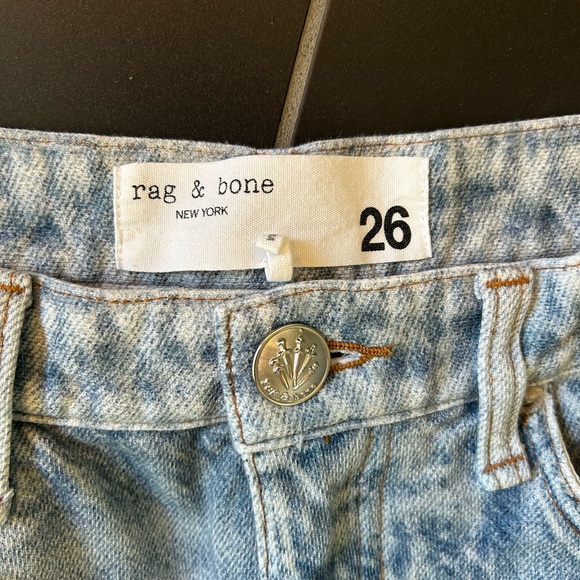 Rag & Bone Miramar Cropped Cotton Terry Sweatpant Jeans - Picture 4 of 6